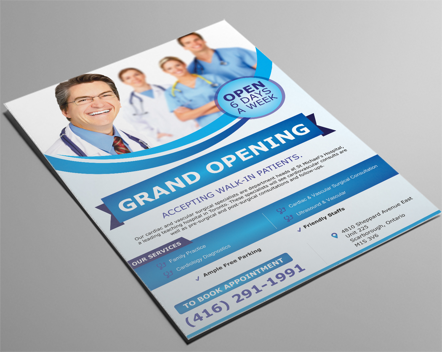 Flyer-Design von ecorokerz für AMS DIAGNOSTICS | Design #12786828