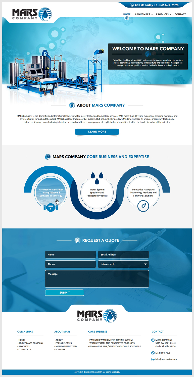 Wordpress Design by -Marc- for Daco Solutions Group | Design #12787510
