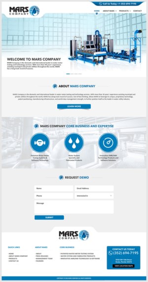 Redesign Existing Technology Company Website | WordPress-Design von -Marc-