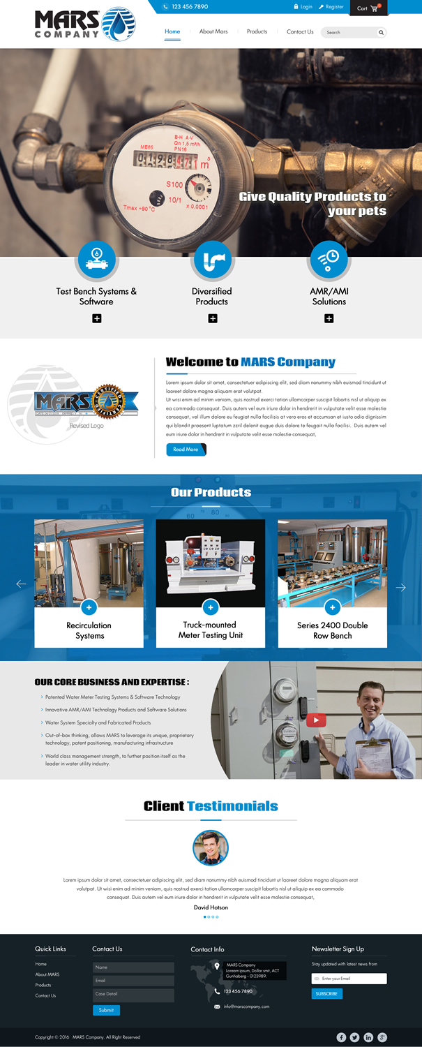 Wordpress Design by Sbss for Daco Solutions Group | Design: #12800598