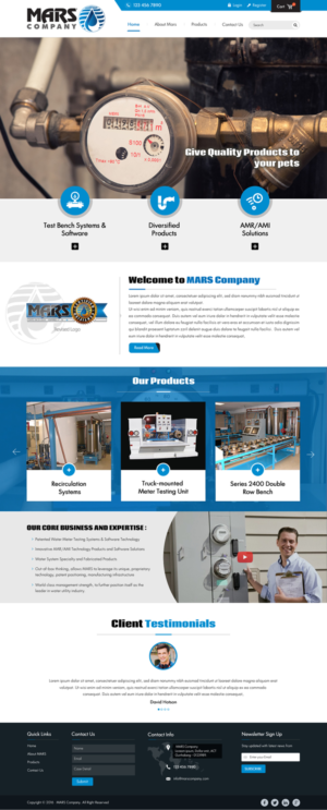 Wordpress Design by Sbss for Daco Solutions Group | Design: #12800598