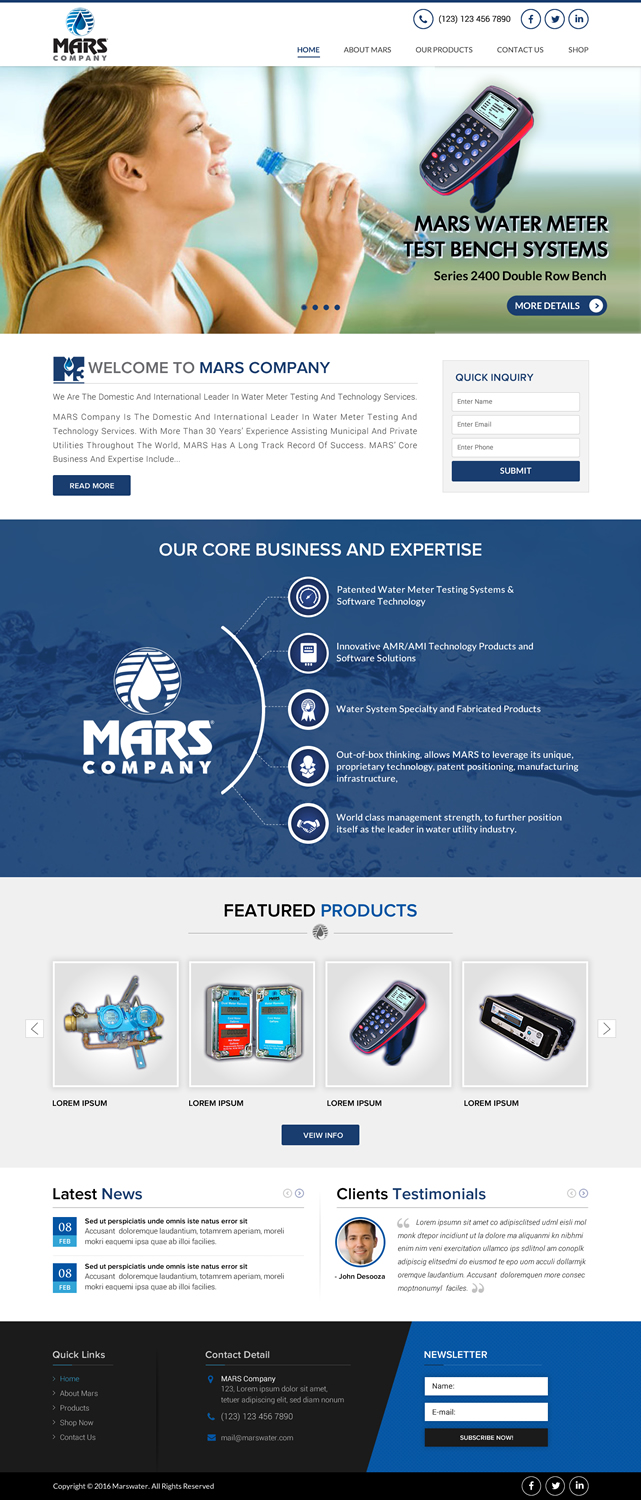 Wordpress Design by Sbss for Daco Solutions Group | Design #12807440