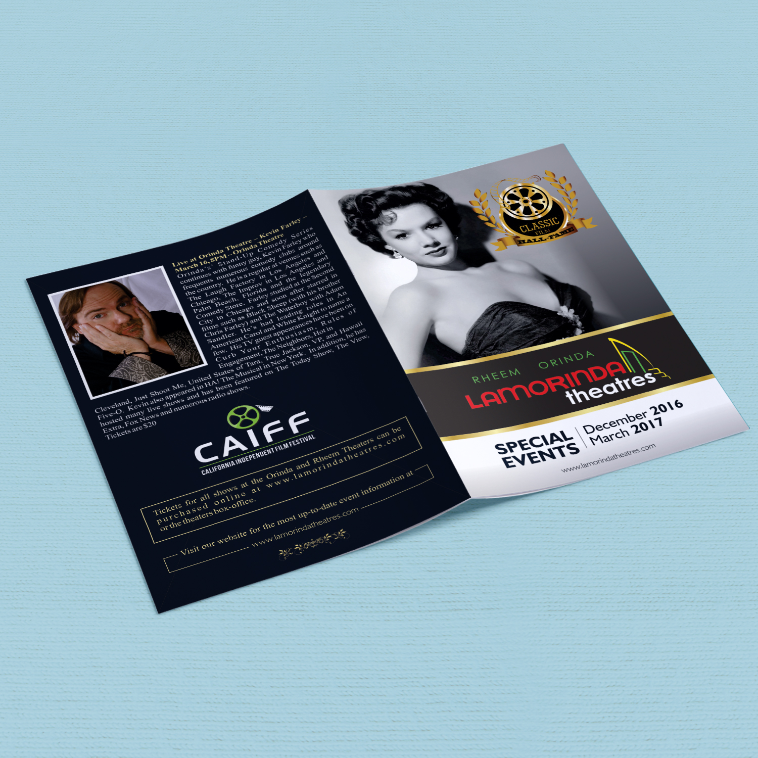Brochure Design by ESolz Technologies for California Independent Film Festival | Design: #12831732