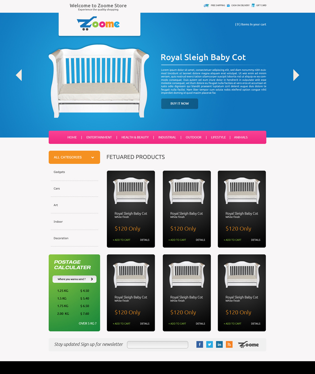 Web-Design von Omee für zOOme | Design #2476984