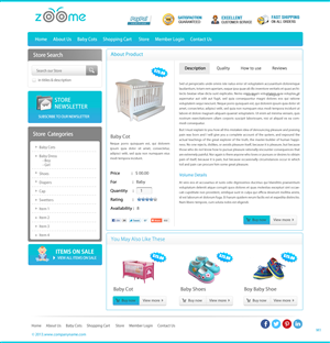 Web Design by pb for zOOme | Design: #2440525