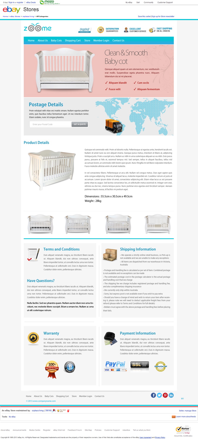 Diseño Web por pb para zOOme | Diseño #2471692