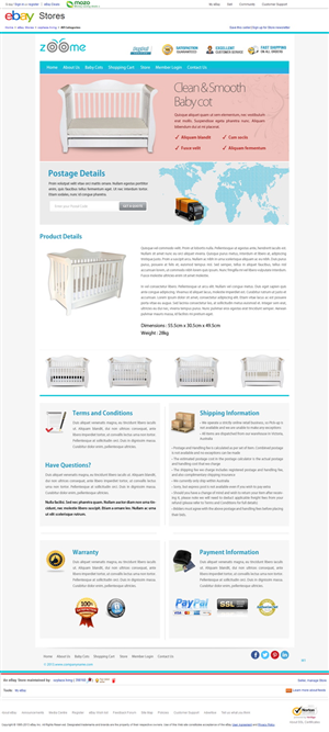 Web Design by pb for zOOme | Design: #2471692