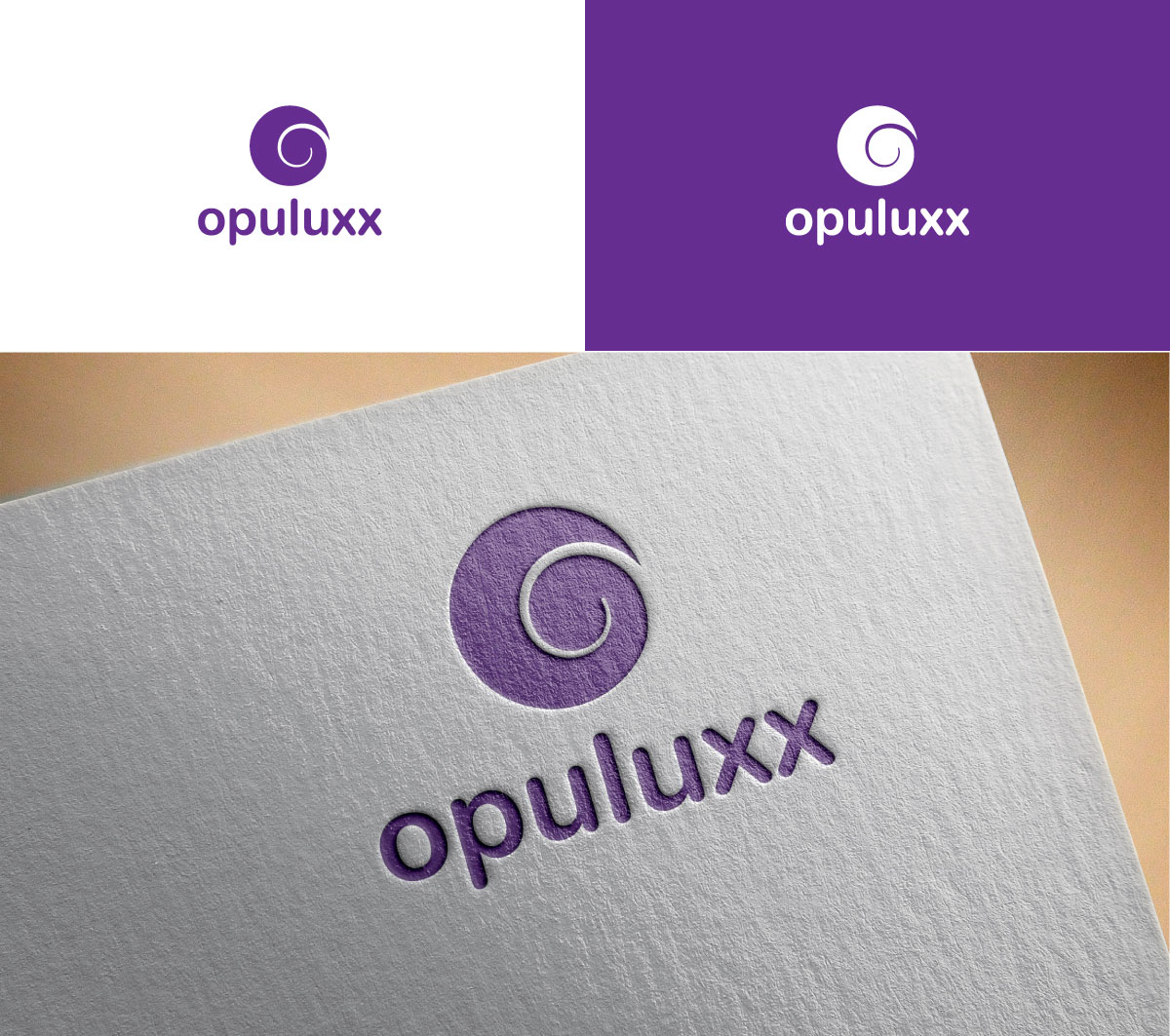 Logo Design by Icon Rabbani for Opuluxx | Design #12831814