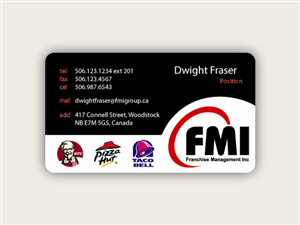 Business Card Design by aye4design for this project | Design: #542535