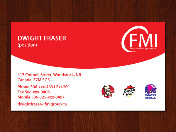 Business Card Design by firebird2011 for this project | Design #528022