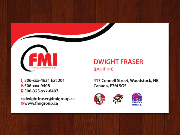 Business Card Design by firebird2011 for this project | Design #529230