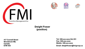 Business Card Design by Maro for this project | Design: #542526