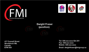 Business Card Design by Maro for this project | Design: #542527