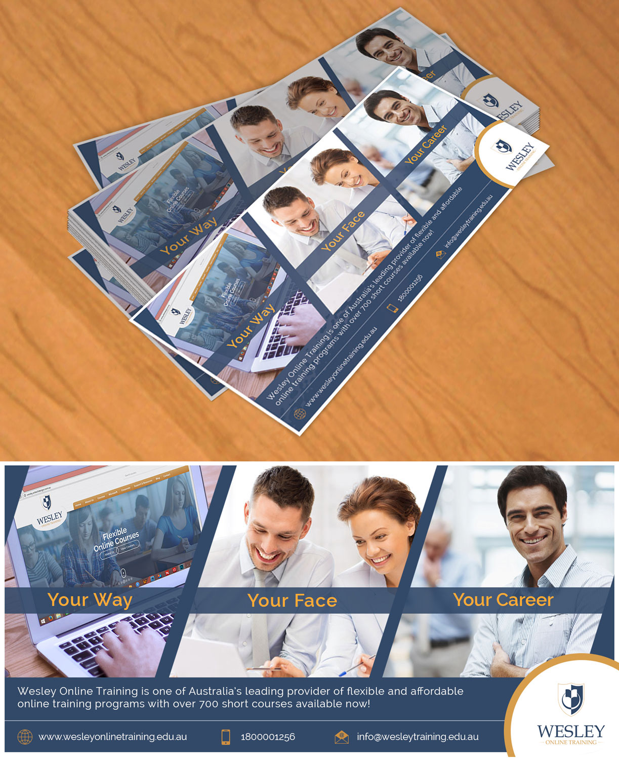 Graphic Design by rdesign12 for Wesley Health Management | Design #12782620