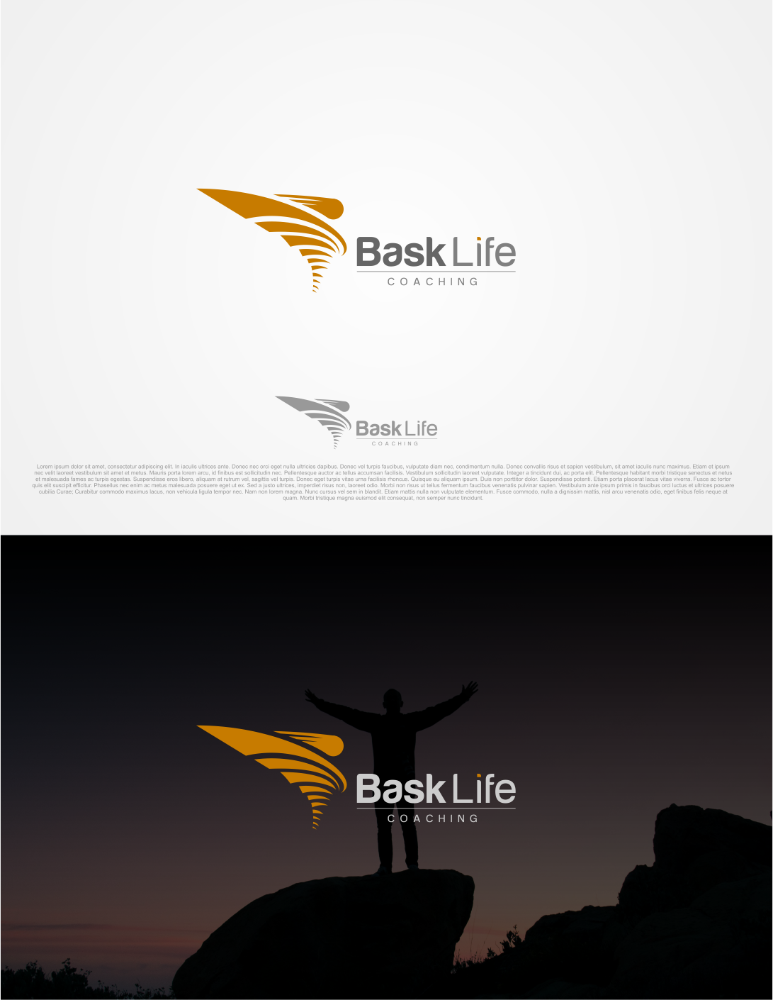 Logo Design by artswolf for Bask Life Coaching | Design #12885310