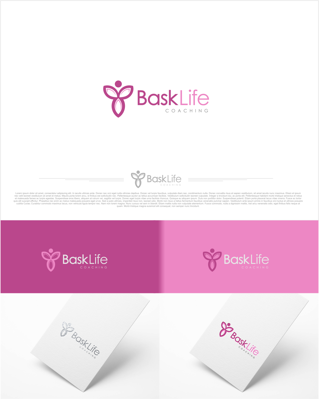 Logo Design by artswolf for Bask Life Coaching | Design #12885394