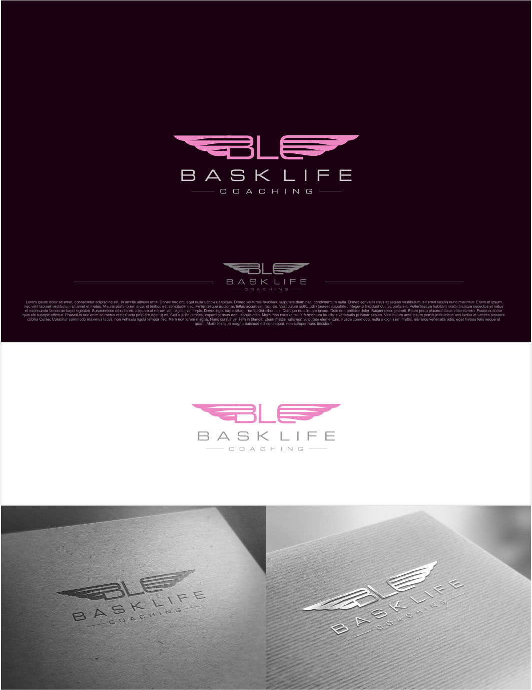 Logo Design by artswolf for Bask Life Coaching | Design #12885552