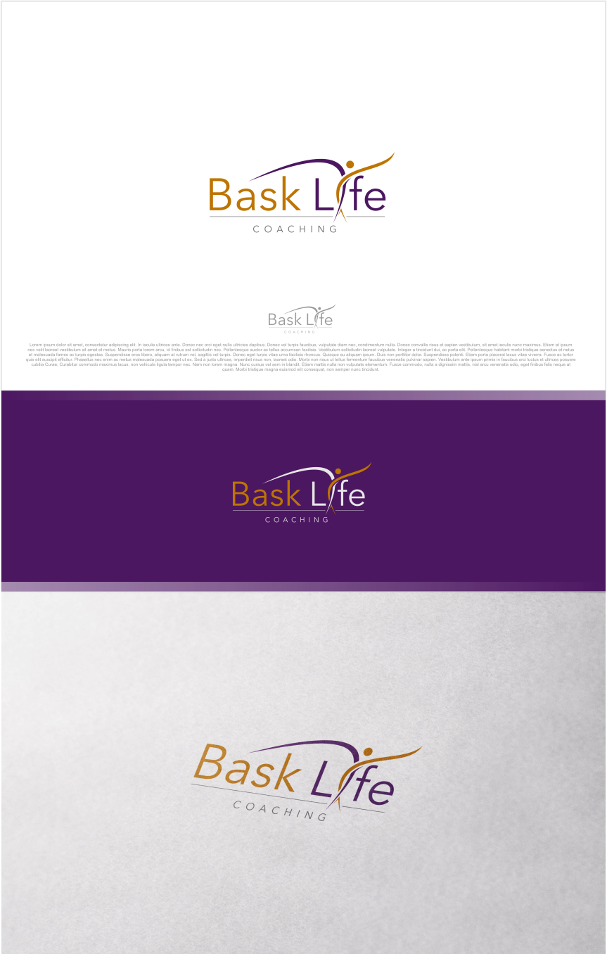 Logo Design by artswolf for Bask Life Coaching | Design #12885667
