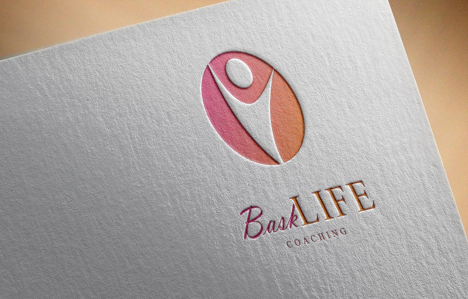 Logo Design by Hey for Bask Life Coaching | Design #12852450