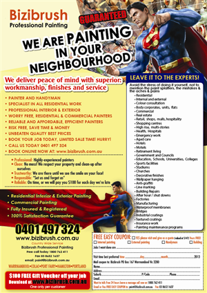 Flyer Improve For Painting Company | Diseño de Flyer por MT
