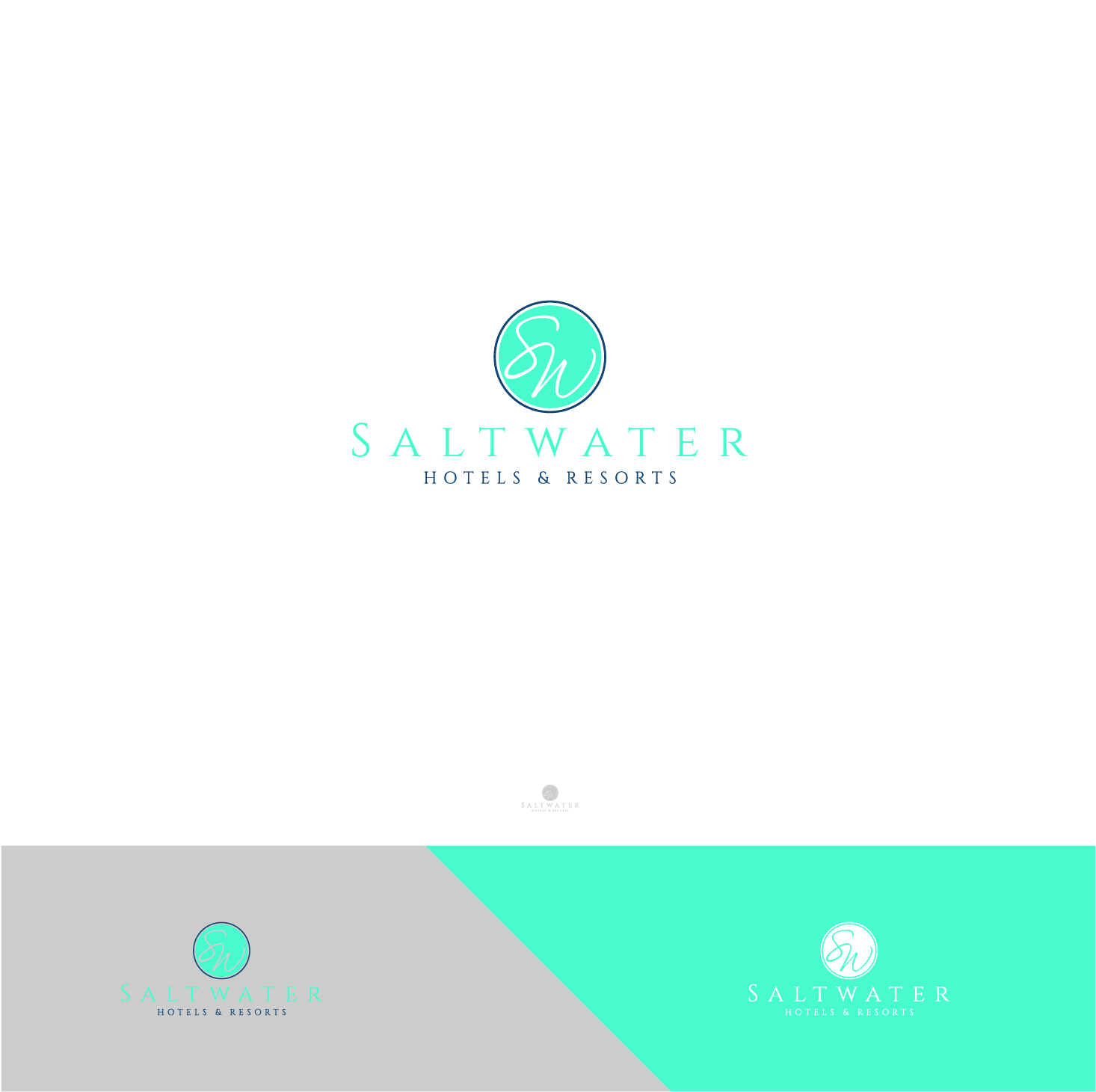 Logo Design by abc. for Saltwater Hotels and Resorts | Design #12785065