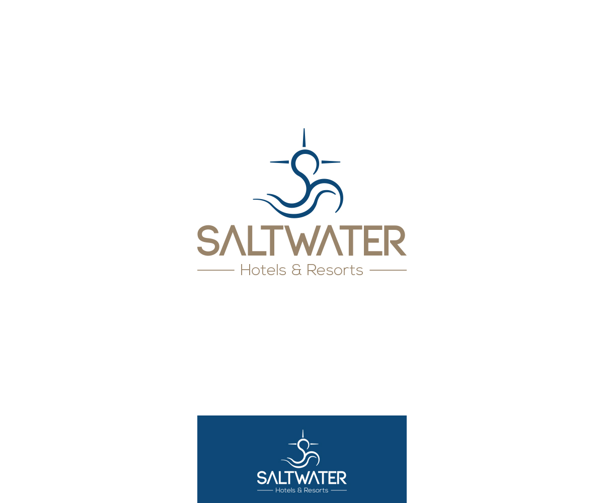 Logo Design by Holy_Gun for Saltwater Hotels and Resorts | Design #12784343