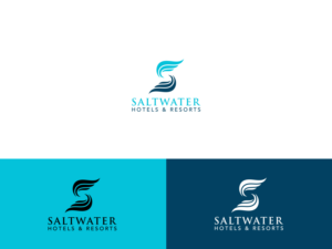 Logo Design by Slant Line Media for Saltwater Hotels and Resorts | Design #12786866