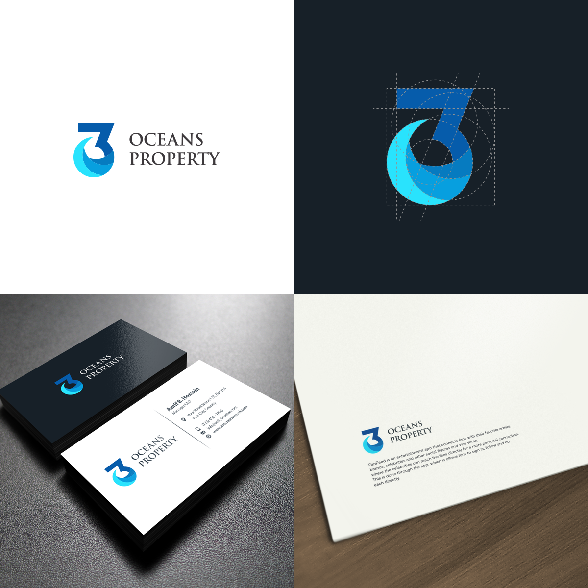 Logo Design by Aarif ™ for 3 oceans property | Design #13172894