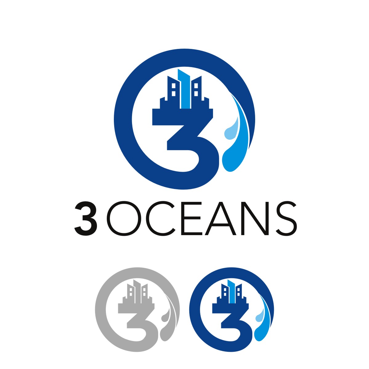 Logo Design by U Sharma for 3 oceans property | Design #12857484