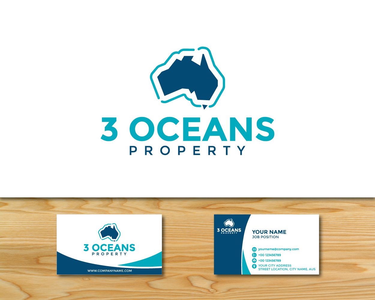 Logo Design by lokiasan for 3 oceans property | Design #12835434