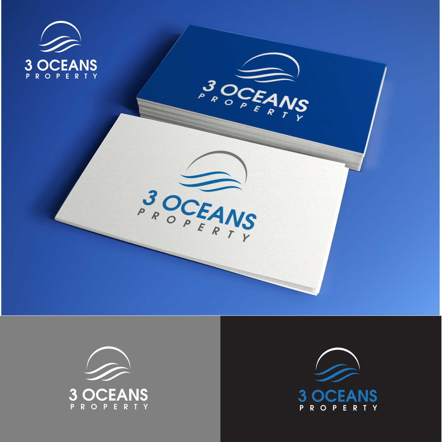 Logo Design by Quadro for 3 oceans property | Design #13079268