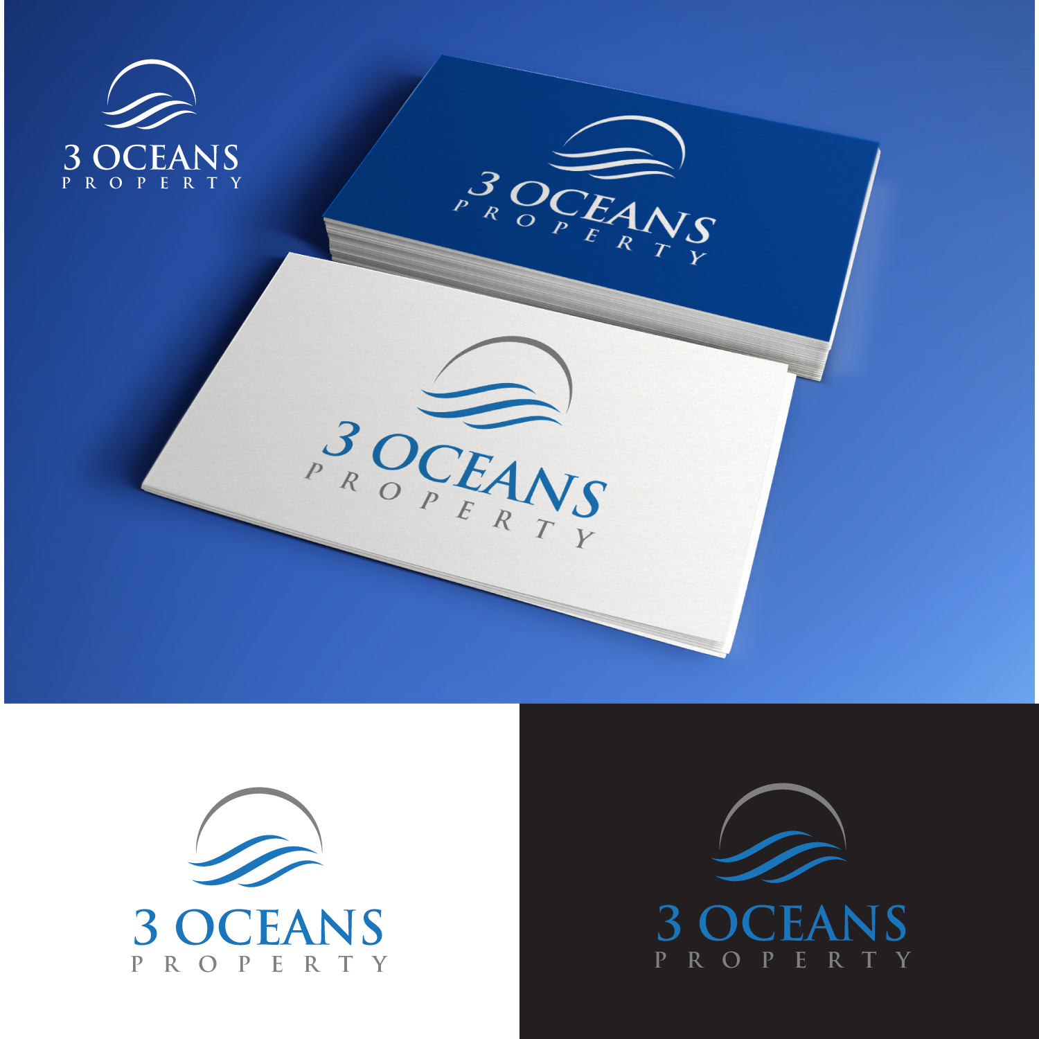 Logo Design by Quadro for 3 oceans property | Design #13079297