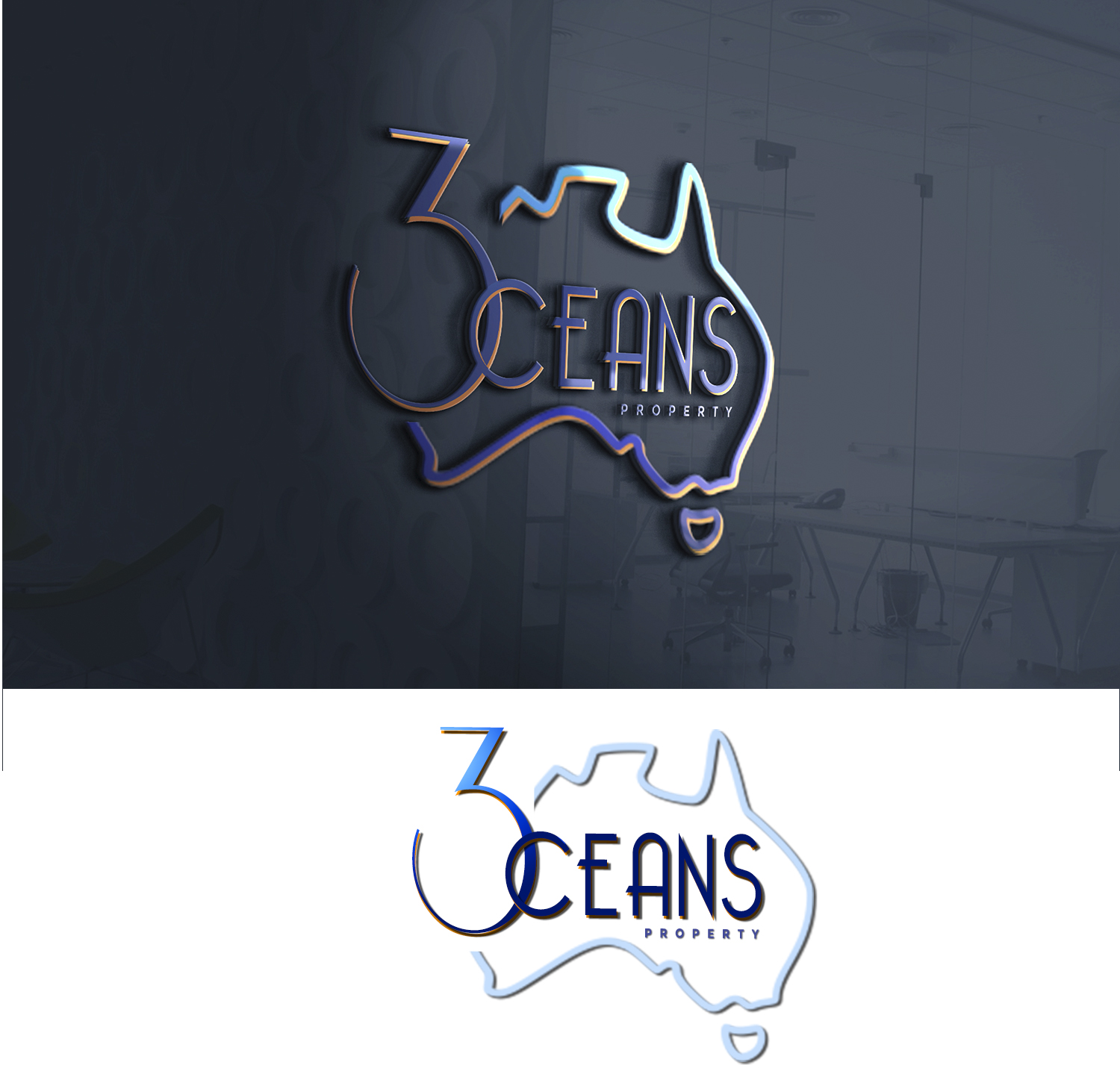 Logo Design by DesignDomina for 3 oceans property | Design #12829861