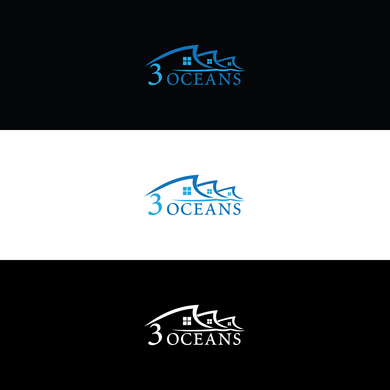 Logo Design by jtamosa for 3 oceans property | Design #12806914