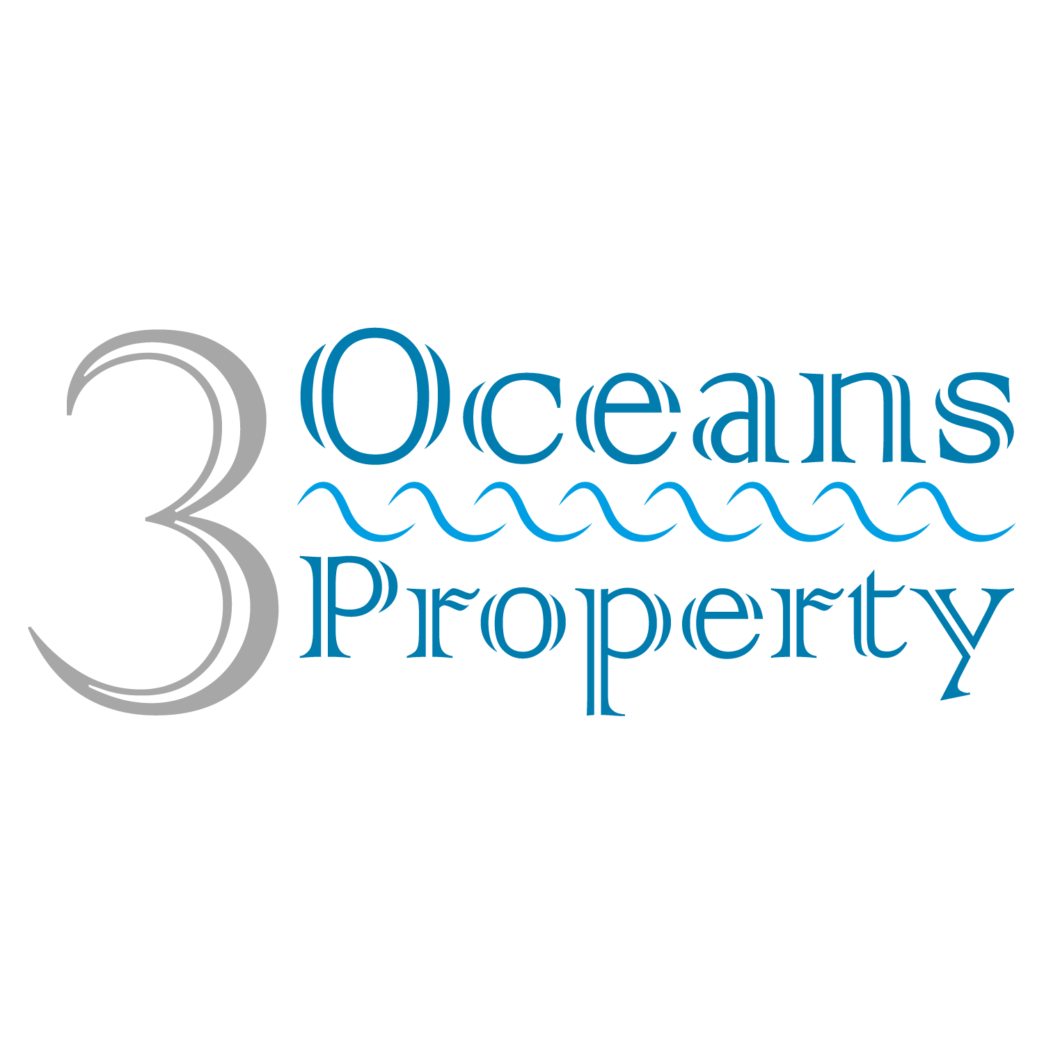 Elegant, Playful, Property Logo Design for 3 oceans / 3 oceans property
