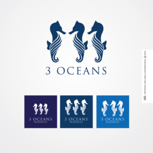 Logo Design by Amal Ma'ani for 3 oceans property | Design: #12809169