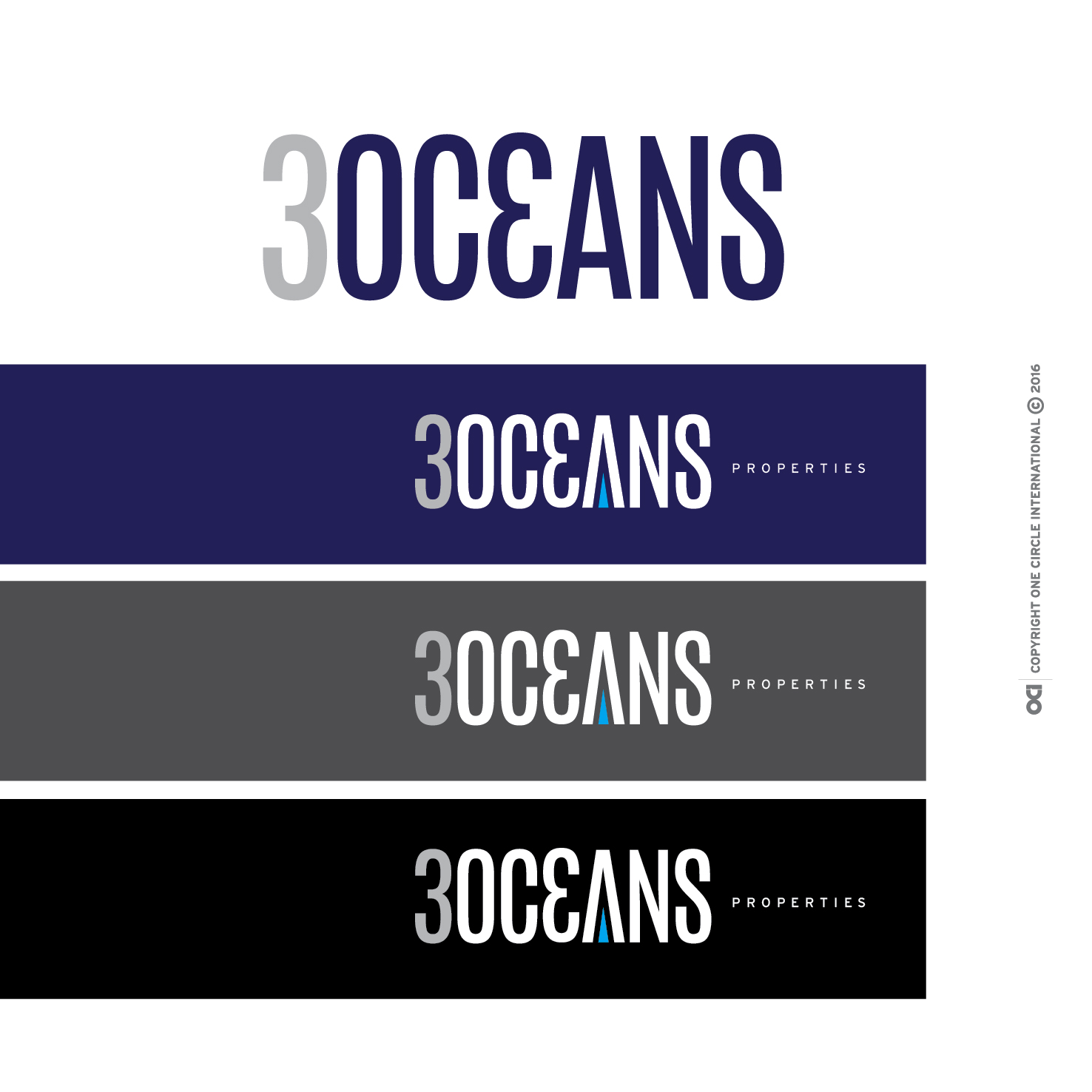 Logo Design by Amal Ma'ani for 3 oceans property | Design #12809170