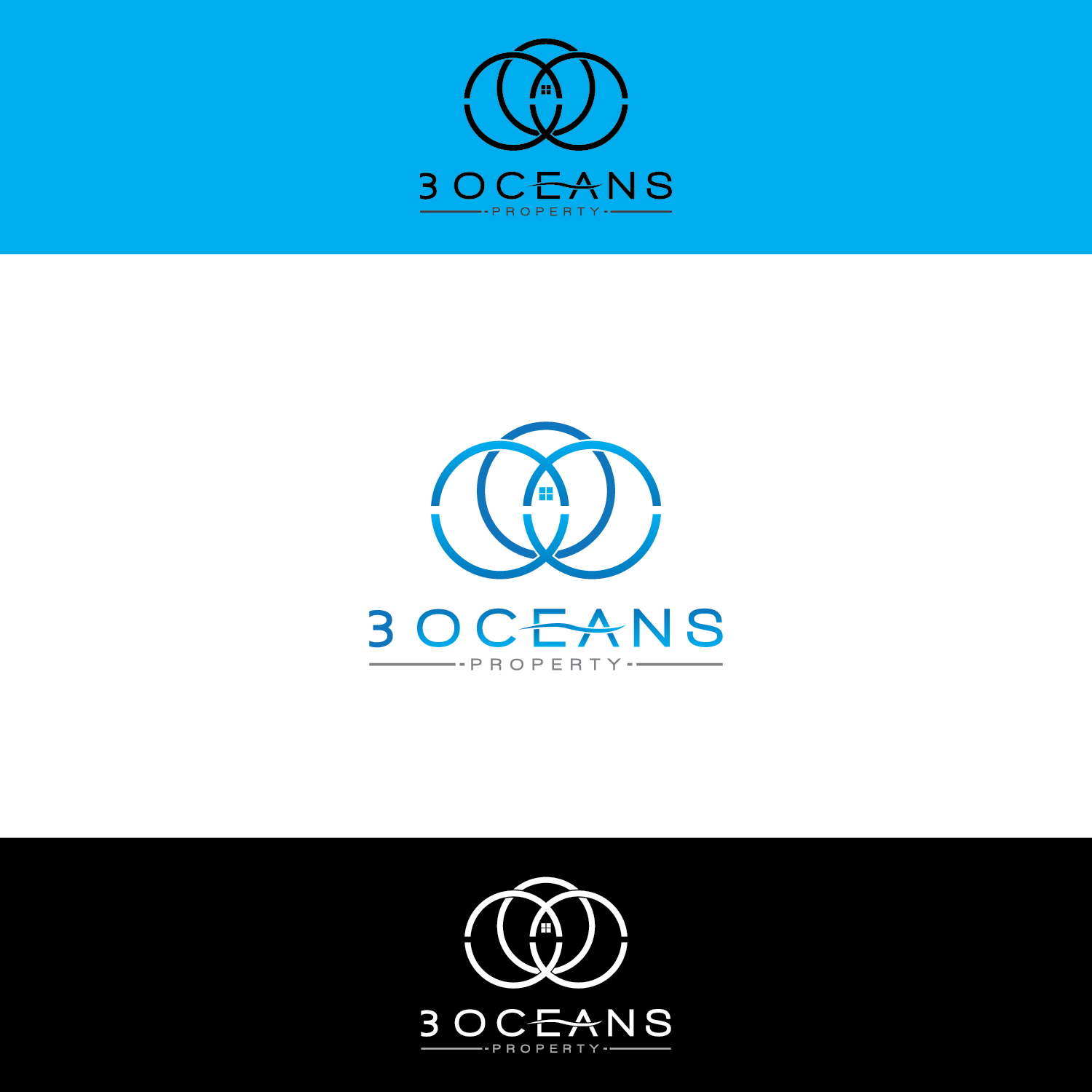 Logo Design by chadeyyy for 3 oceans property | Design #12790909