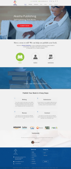Web Design by ApurbaMan for this project | Design #13197105