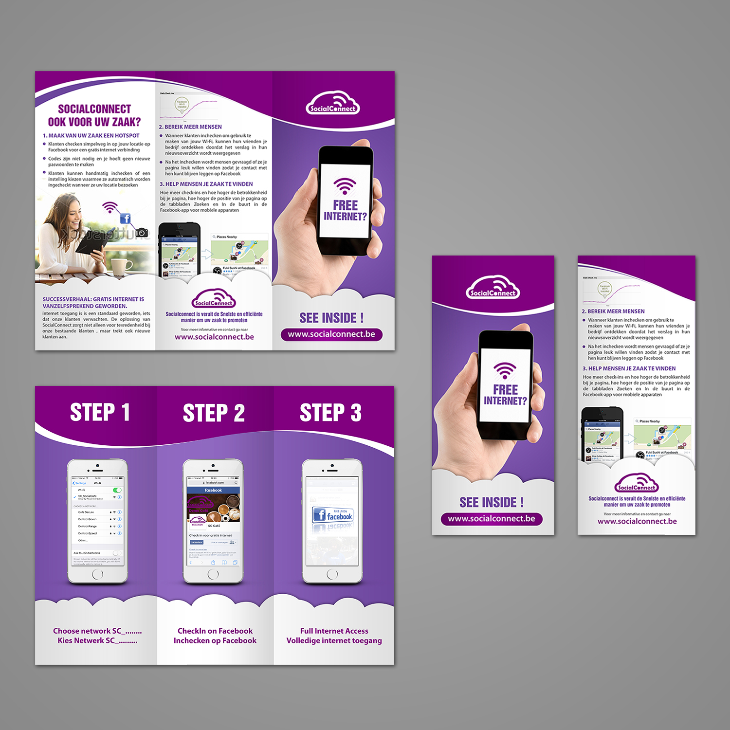 Diseño de Flyer por aspiremedia para Deritron bvba | Diseño #12796214