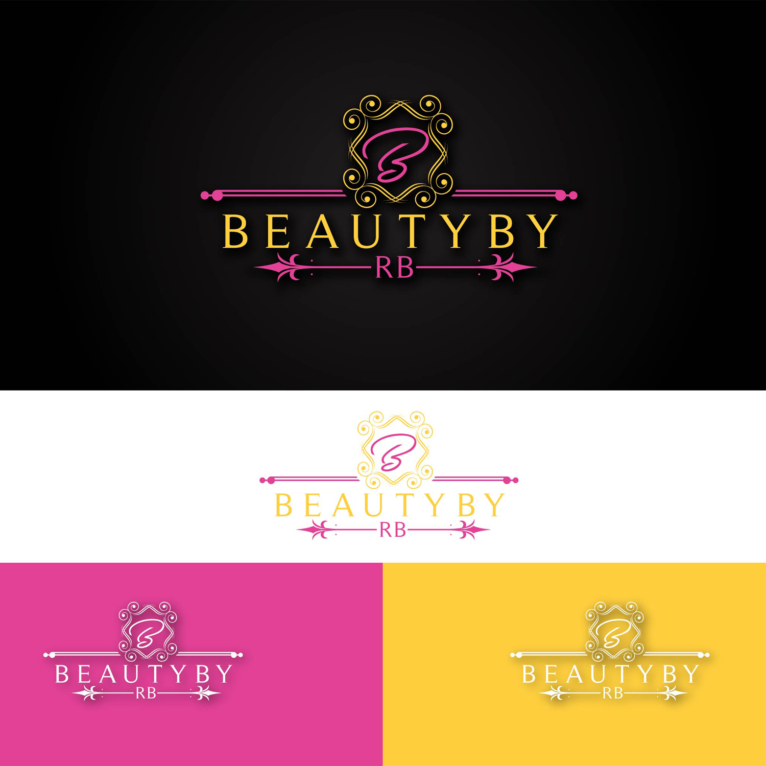 Logo Design by Next Screen Infotech for BeautybyRB | Design #12950042