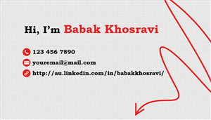 Business Card Design by Chaitanya S. for this project | Design: #2470253