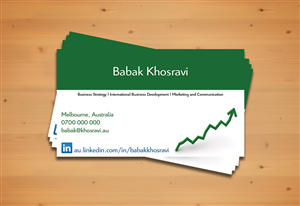 Business Card Design by  SerbanC