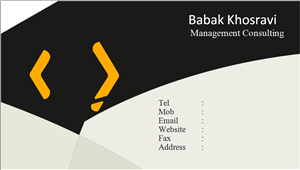Business Card Design by Kewin Perera