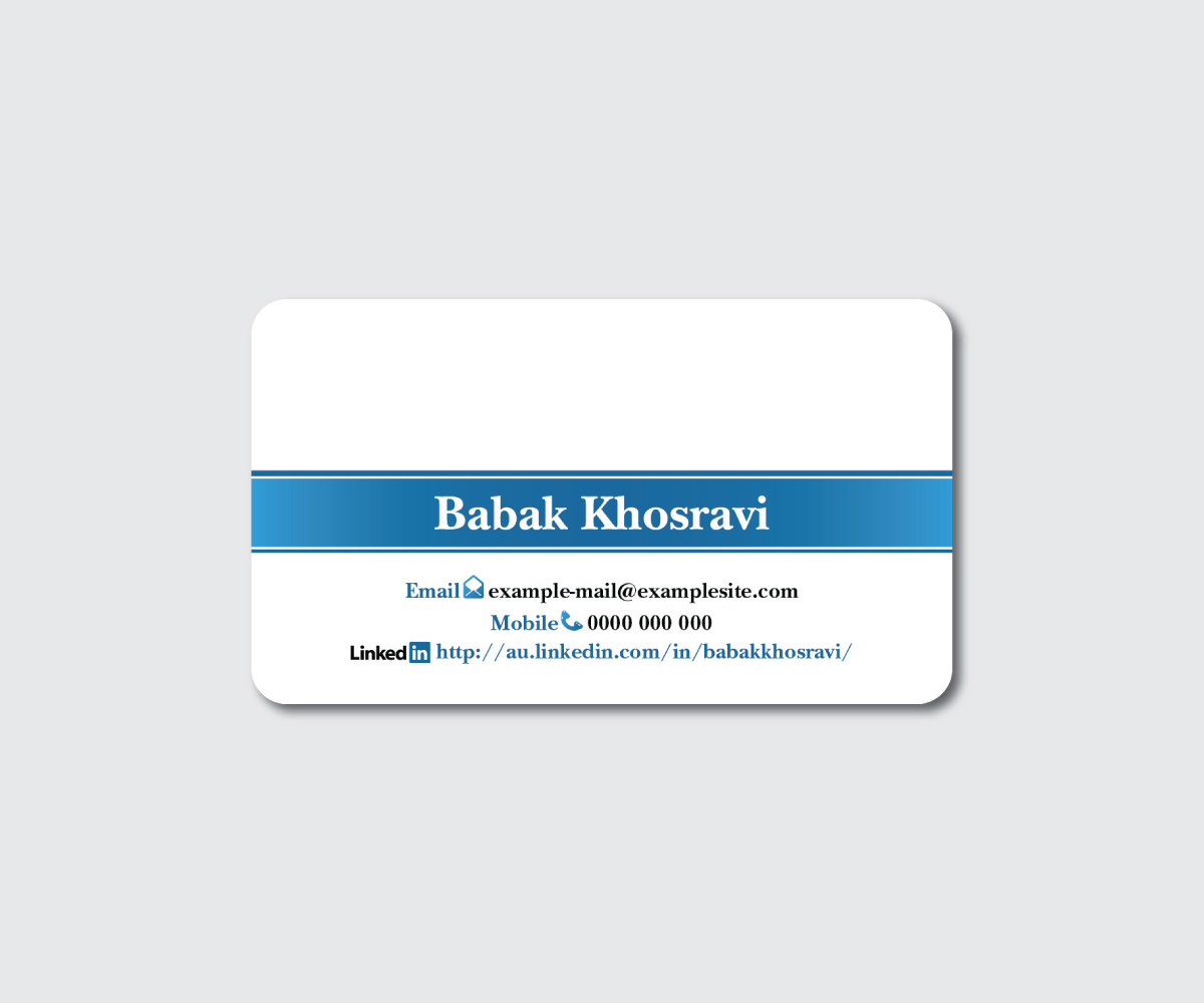 Diseño de Tarjeta de Presentación por dxp para este proyecto | Diseño #2466536