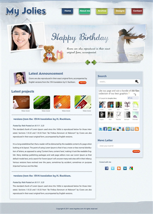 Web Design by pb for this project | Design: #522096