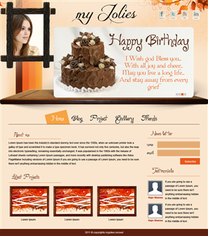 Web Design by pb for this project | Design: #522105