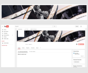 YouTube Design by juan6991 for this project | Design: #12792518
