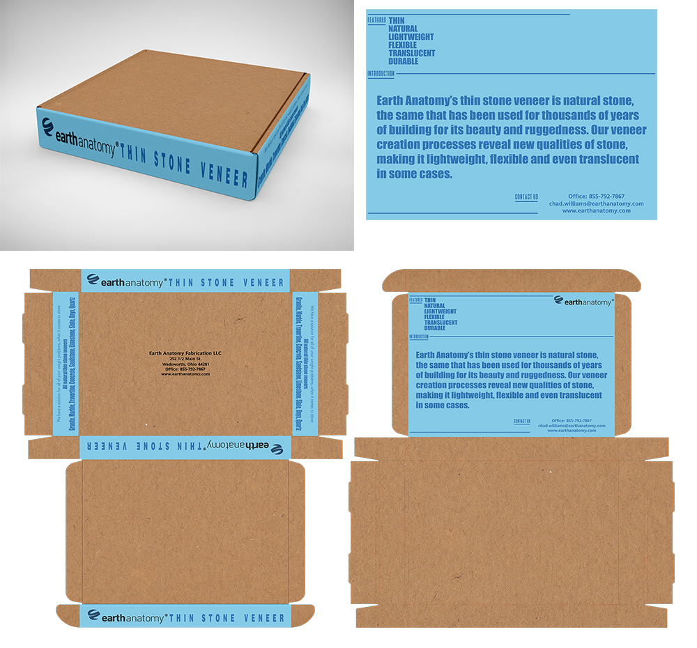 Verpackungs-Design von Chromax8 für Earth Anatomy Fabrication llc | Design #12826756