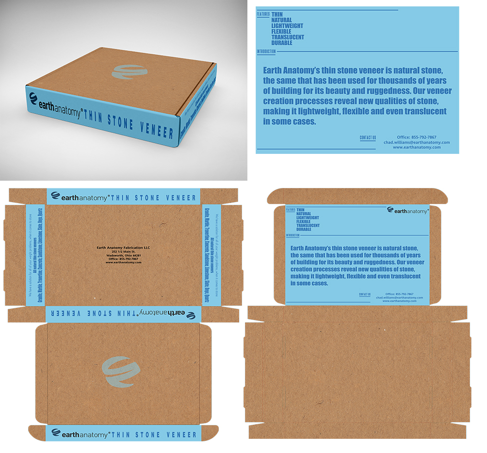 Verpackungs-Design von Chromax8 für Earth Anatomy Fabrication llc | Design #12826759